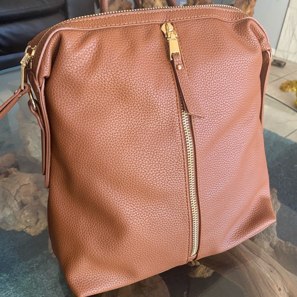 Beautiful NEW Leather Backpack